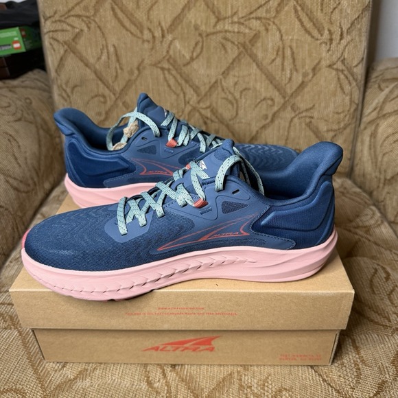 Altra AL0A82CZ325 Women's Torin 7 Deep Teal/Pink Athletic Shoe Size 10 - Picture 3 of 7